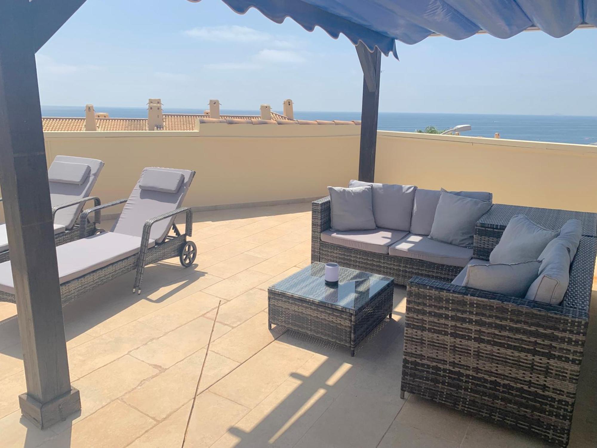 Penthouse & Jacuzzi With Sea Views In Costa Blanca Lejlighed Orihuela Eksteriør billede